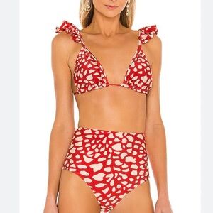 Patbo ruffle bikini size large